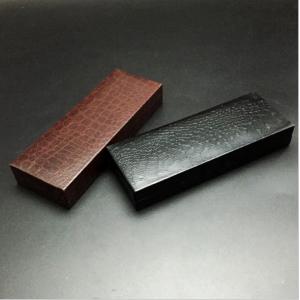 Crocodile Pattern Luxury Paper Gift Box Pen Packaging Excellent Craftsmanship