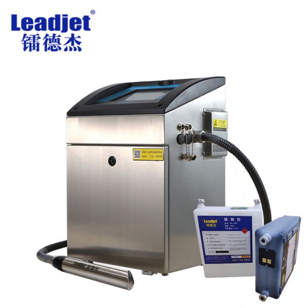 280m/min Leadjet Inkjet Printer Automotive Accessories For Barcode / Logo