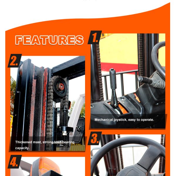 Factory Price Electric Mini Forklift 1 Ton 1.5 Ton 2 Ton 3 Ton Lithium Battery Lift Height 3000-7000mm Mini Forklift Price