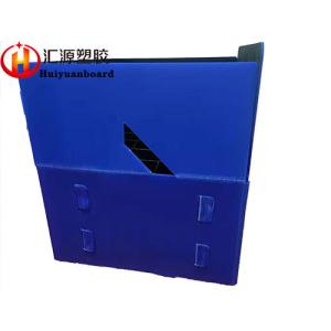 Foldable PP Corrugated Plastic Dividers , Reusable Corrugated Plastic Boxes
