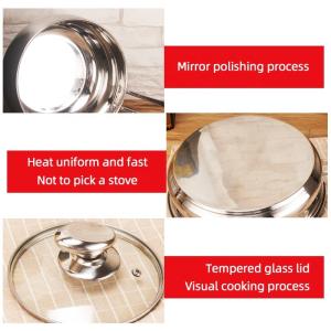 Multifunction Cookware Set 12 pcs Cookware Cook Pot Stainless Steel Cooking Pot