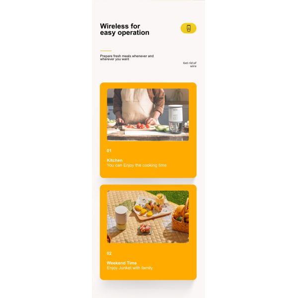 Home Use Portable Juicer 300ml For Baby Food Fruit Multifunction Kitchen Chopper