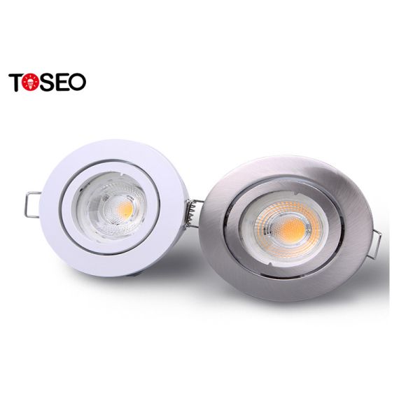 Buy 83mm Recessed LED Downlights Fittings Adjustable Die Cast Aluminum Material at wholesale prices