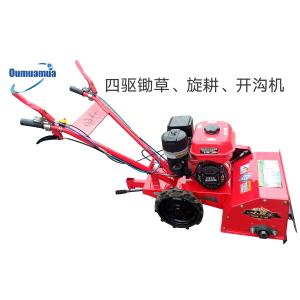Quality Four Wheel Drive Farm Weeding Machine In Agriculture Rotary Tillage Ditching Machine for sale