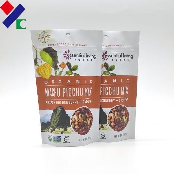 Buy Biodegradable Resealable Plastic Zipper Packaging Bags Smell Proof 50 - 200microns at wholesale prices