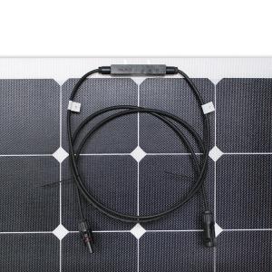 Frameless Bifacial Portable Flexible Solar Panels Cell 200W 36V