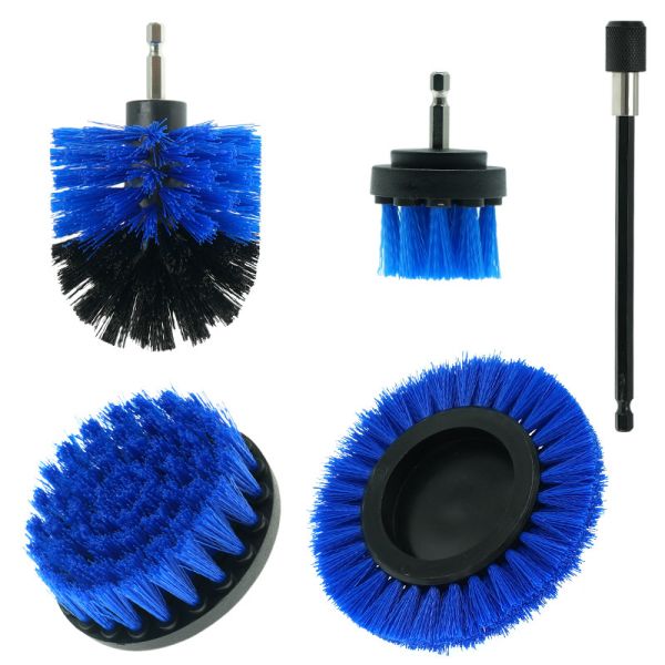 Electric Drill Scrub Brush Kit 5Pack For Shower Tile