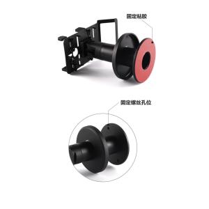 Aluminum Alloy Payment Terminal Stand Black Plastic Credit Card Holder