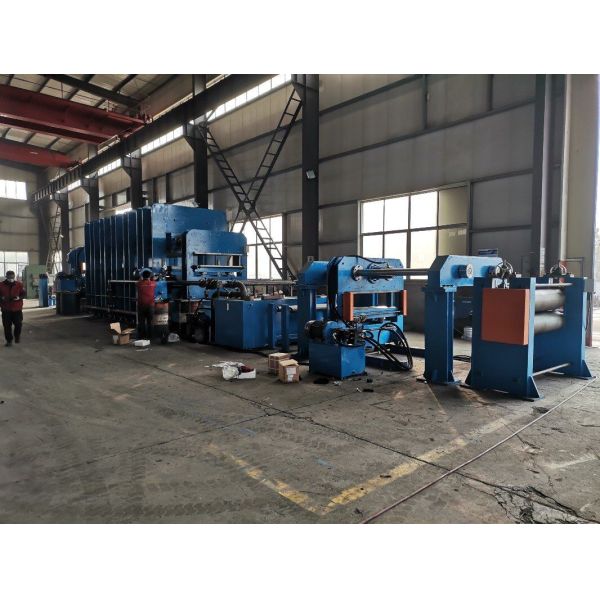 380V Rubber Hydraulic Curing Press for Conveyor Belt Hot Press in Manufacturing Plant