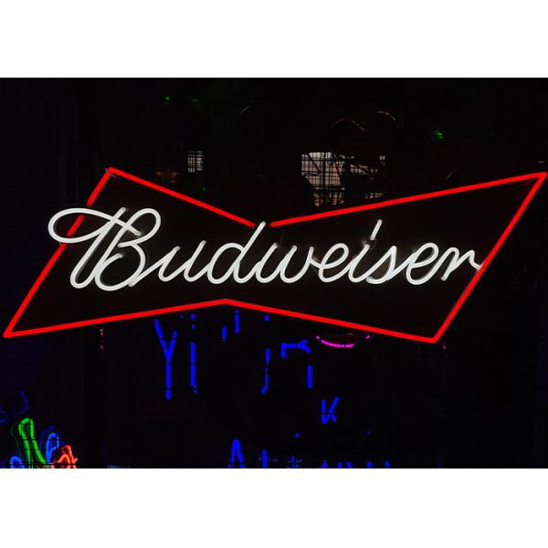 Handmade Budweiser neon light signs for business home bars and game rooms