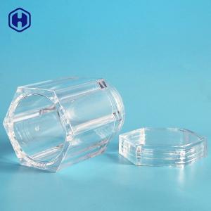 Transparent PS Food Grade Plastic Jars Recyclable Food Sample Containers