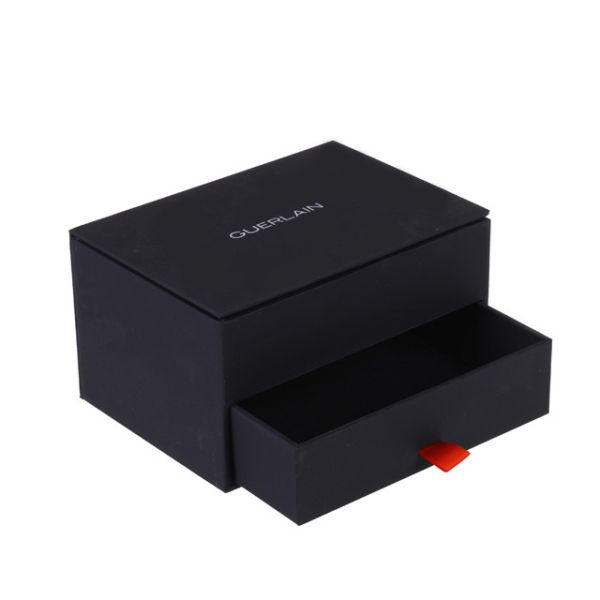 Soft Touch Hard Rigid Cardboard Custom Brand Logo Luxury Gift Box Packaging With Sliding Drawer