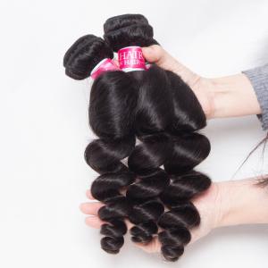 3 Bundles With A Closure Indian Remy Human Hair Extensions 3.5OZ Weight