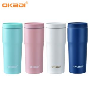 New Design 16OZ Double Walled Insulated Vacuum Stainless Steel Coffee Travel