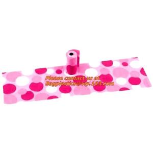 Dog Waste Bags with Dispenser, Disposable Recycling Colorful Custom Bio Eco