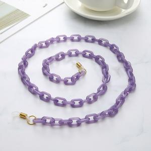 Quality Good quality and beautiful Acrylic pvc chain necklace face masking chain for sale for sale
