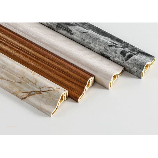 Graphic Design PVC Skirting Board Polyvinyl Chloride Plastic Skirting Trim