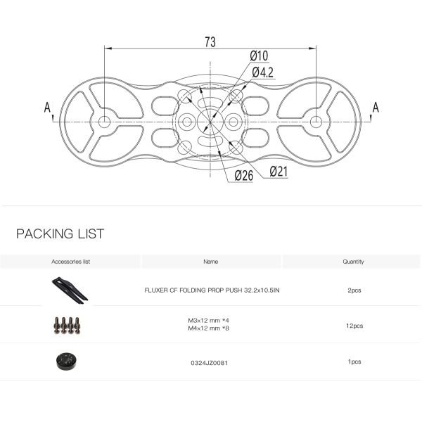 32.2X10.5 Inch FLUXER PRO Propeller