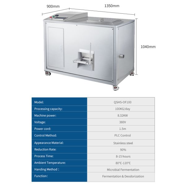 Food Compost Machine Kitchen Garbage Disposal Commercial Food Waste Disposer