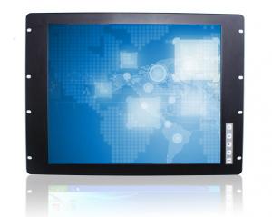 Quality Industrial 19 Rack Mount Monitor / LCD Panel Embedded Mount With VGA Input for sale