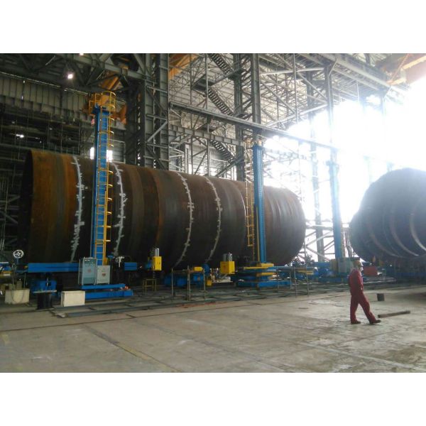 Tubular Pile Welding Column Boom Welding Manipulator With Manned Platform