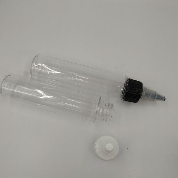 Buy Customized Label Panels Clear Empty Screw Top Liquid Plastic Bottles at wholesale prices