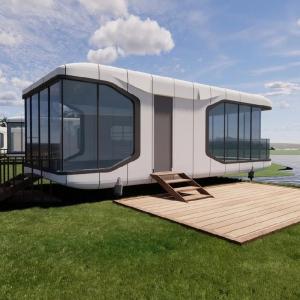 Outdoor Prefab Space Capsule House Hotel Option with Customized Color