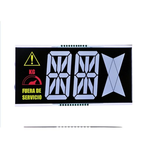 Lcd Display 8 Numbers VA DFSTN Lcd 7 Segment Decimal Display Negative High