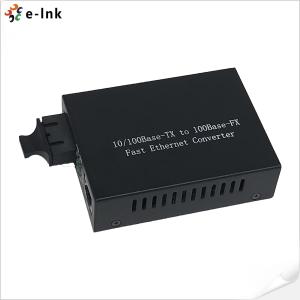 10 / 100M Fast Ethernet Media Converter 128Kb RAM for Data Buffer