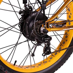 hardtail mountain e bike fat tire 1000w Rear Carrier Style Lithium Battery 17Ah