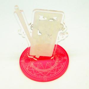 Customized Acrylic display board/advertising display board with Anime figure