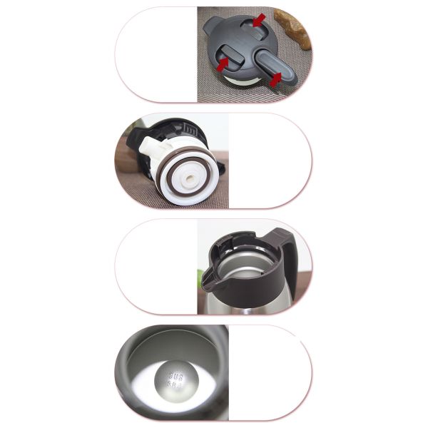 2L 1L Japanese Vacuum Coffee Pot Restaurant Double Walled Insulated Coffee Thermos