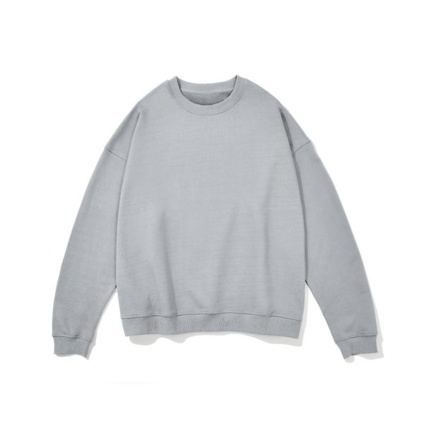 Long Sleeve Oversized Crewneck Pullover Sweatshirts Custom Logo Printed