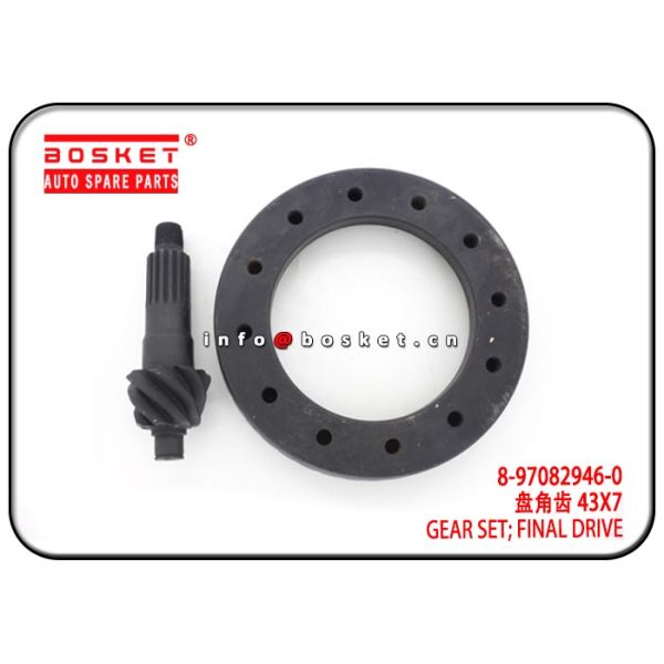 8-97082946-0 8970829460 Isuzu Truck Parts Final Drive Gear Set