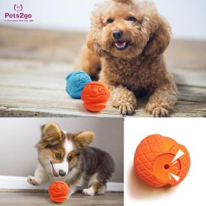 Quality Customized Pets2go 72mm Pet Rubber Ball For Cat Dog for sale