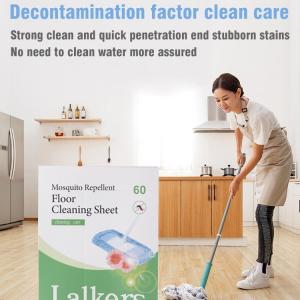 Portable Disposable Floor Cleaning Sheet Customizable Quick Dissolving