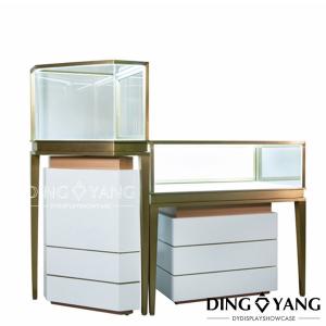 Lighting Fully Assembled Jewellery Shop Display Counters