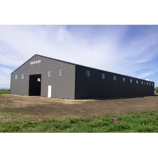 Buy Prefab Industrial Steel Structure Warehouse Windproof Anti Rust at wholesale prices