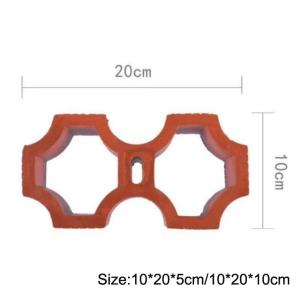 Garden Wall Terracotta Decorative Tiles Jali Perforated Red Terracotta Hollow