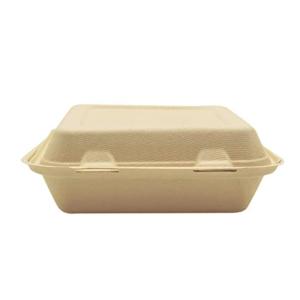 6 Inches Lunch Freezer Safe Biodegradable Takeout Containers