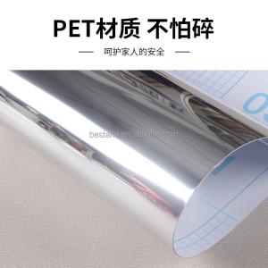 Removable Mirror Stickers Smooth Surface for Home Wall Decorations Self Adhesive
