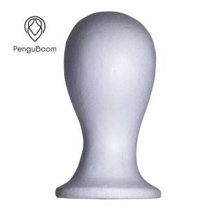 White 42cm Canvas Wig Head Foam Mannequin Head With Makeup