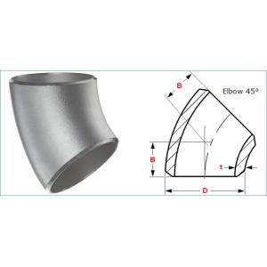High Precision Stainless Steel Curve With Sch 80s Wall Thickness