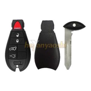 Quality Chrysler 5Buttons Smart Key Shell with Emergency Key Insert for sale