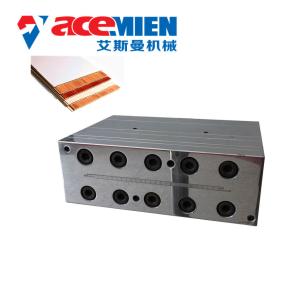 Plastic PVC Ceiling Panel Making Machine Calcium Carbonate Easy Operation