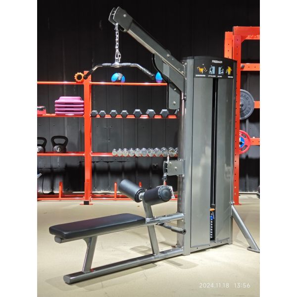 Lat Pulldown and Low Row Commercial Grade Indoor Fitness Equipment with Pin Loaded for Gym Equipment Distribution