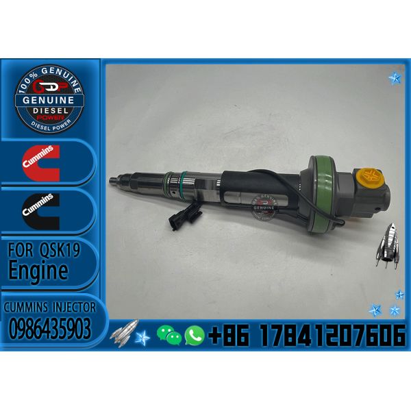 Genuine Fuel Injector Assembly F00BJ00006 FOOBJ00007 0986435903 0986435614 For Qsk19 Engine