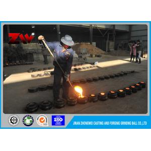 Low chrome iron cast grinding balls for Ball Mill / cement plant HRC 58-64