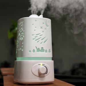 China Large Capacity Air Humidifier With LED Light Home  Aromatherapy Machine Air Ionizer Essential Oil Ultrasonic Diffuser on sale