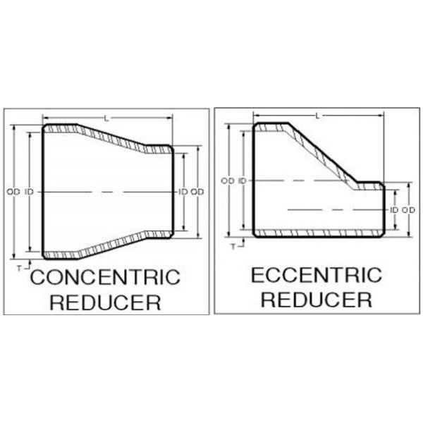 manufacturer Gr9 Titanium Eccentric Reducer titanium pipe fittings in stock